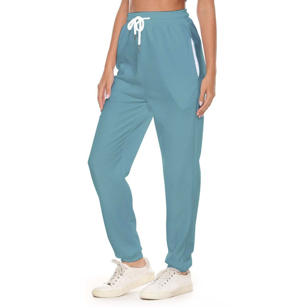Casual Pants For Women -Ocean's Paradise| Rib cuff pants| Unique pant.