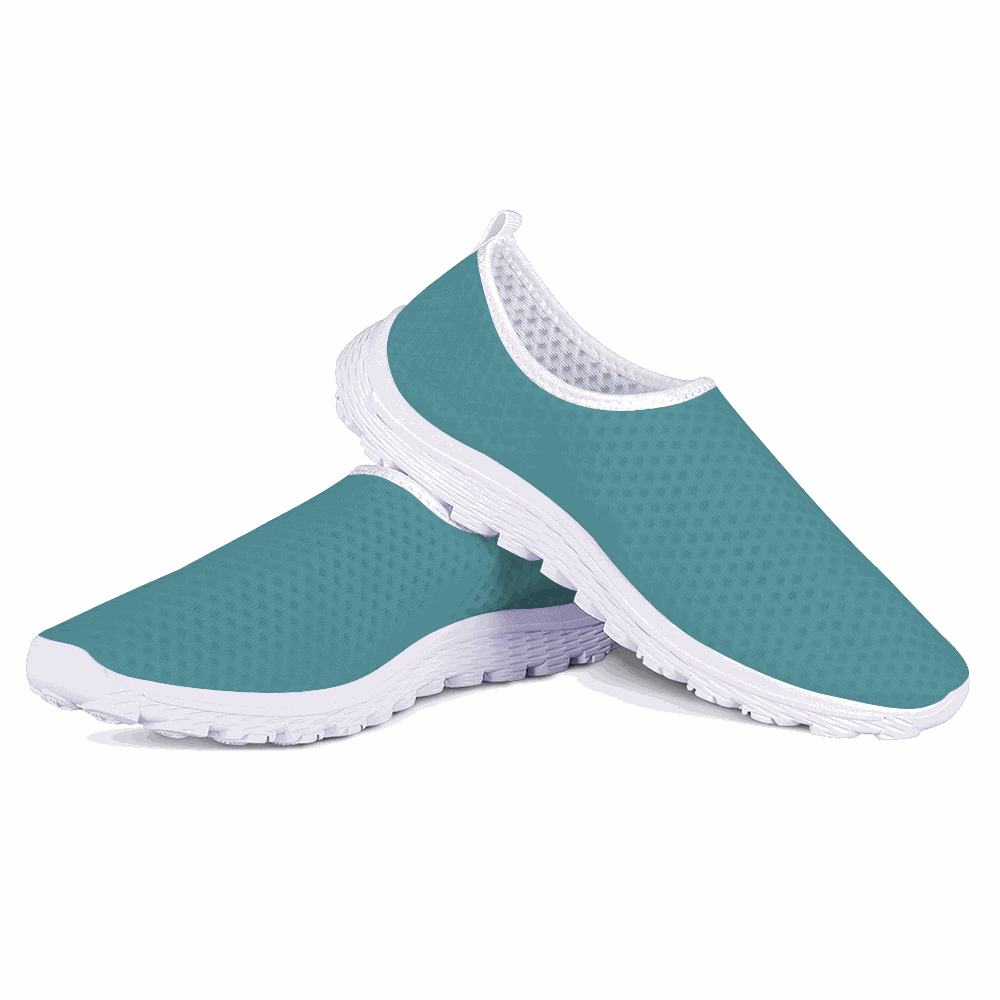 Ocean's Paradise Non-Slip shoes Lightweight Sneakers with an abstract design.