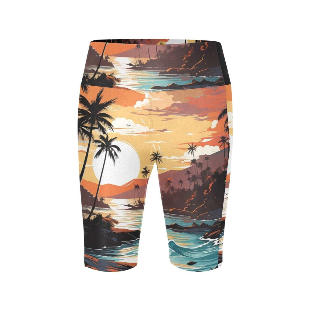 Biker Shorts for Women |  Unique Styled Yoga Leggings with Pockets!