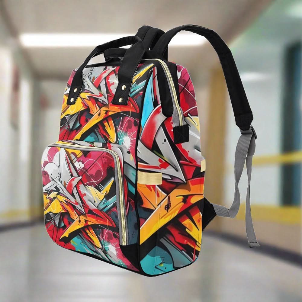Backpack - Graffiti Backpack | Trendy backpack | Urban backpack